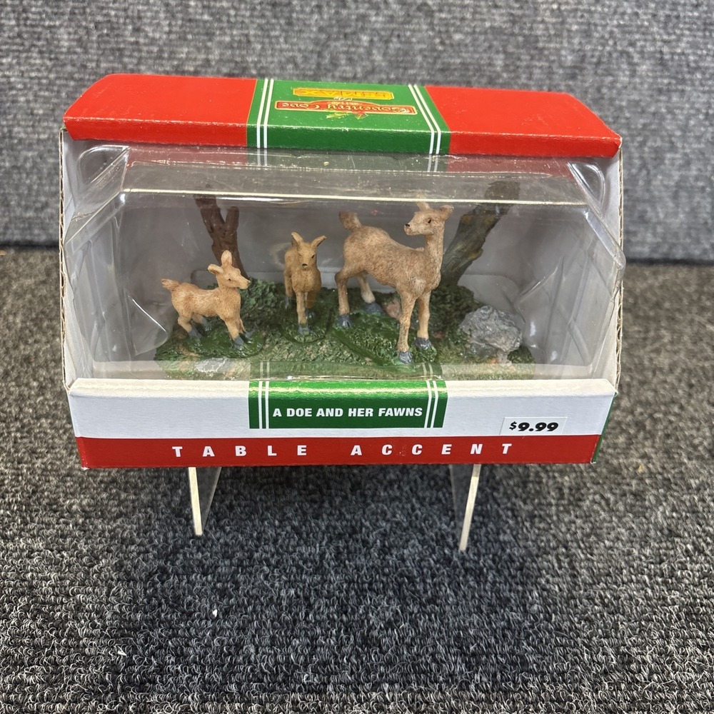 Lemax~Table Accent~Coventry Cove~A Doe and her Fawns~NIP